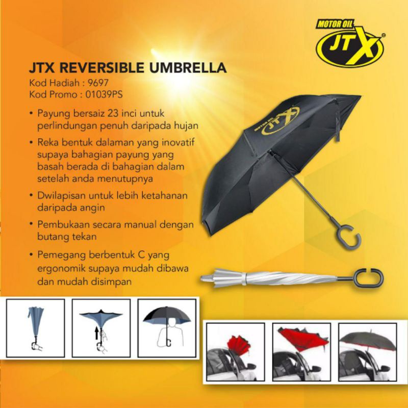 Reversible umbrella on sale