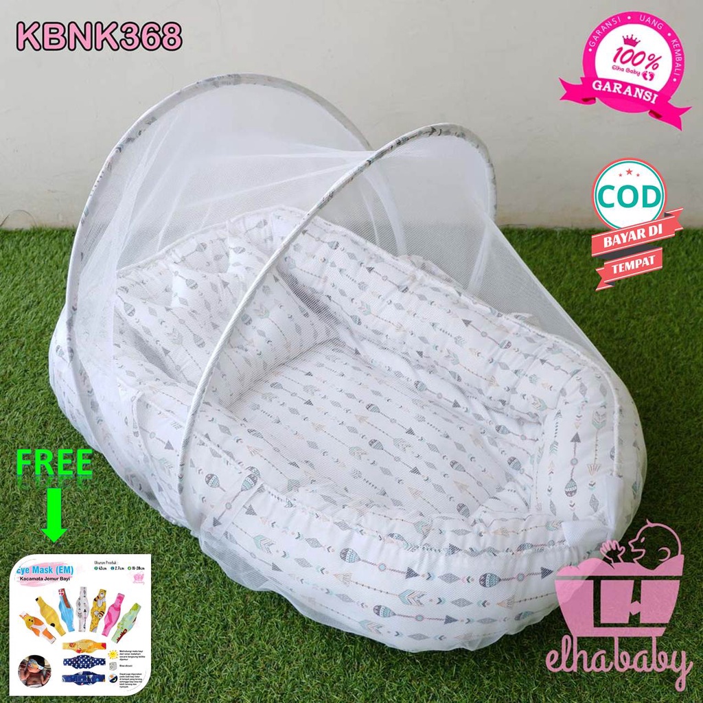 Baby nest with outlet mosquito net