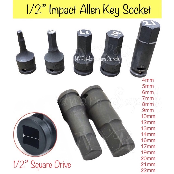 Impact wrench deals allen key