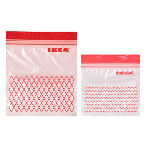 Double zip lock online bags