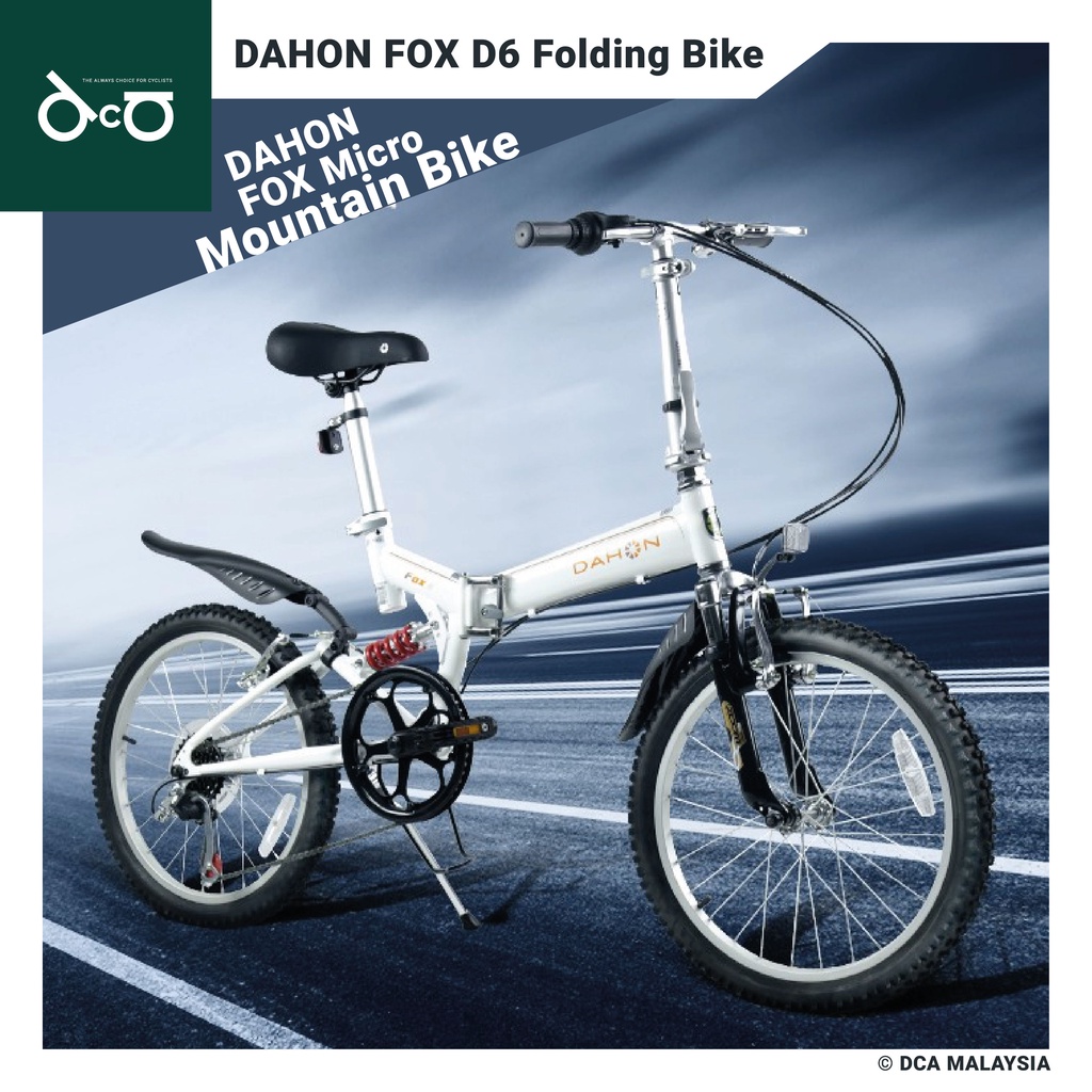 DAHON Fox D6 Foldable Mountain Bike Shopee Malaysia