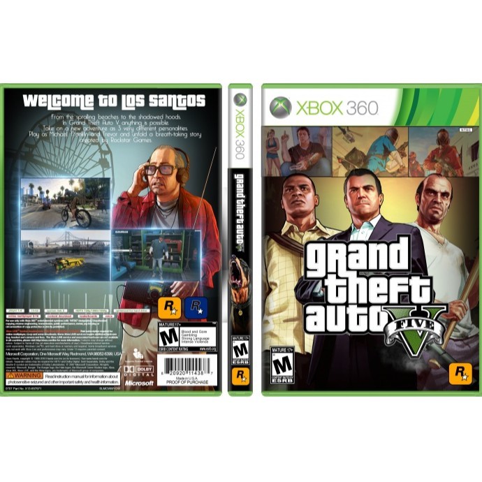 Grand theft auto v for hot sale xbox 360