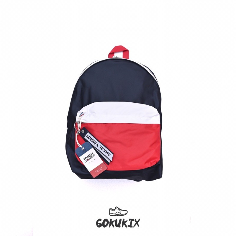 red tommy hilfiger backpack