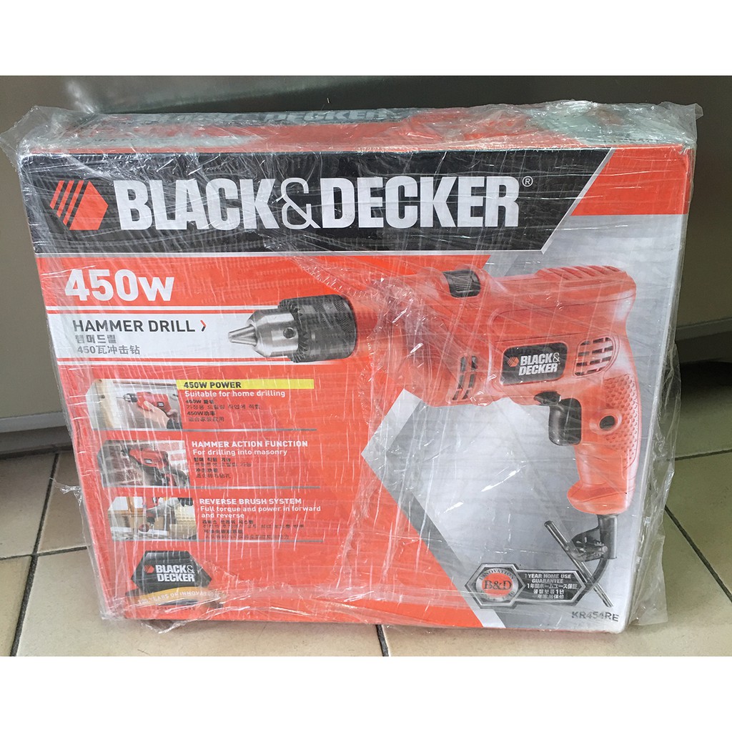 Black And Decker KR454RE 220 Volt Hammer Drill