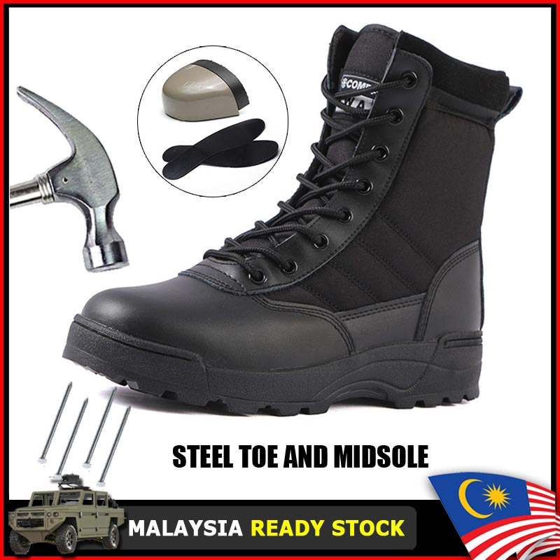 Swat steel cheap toe boots