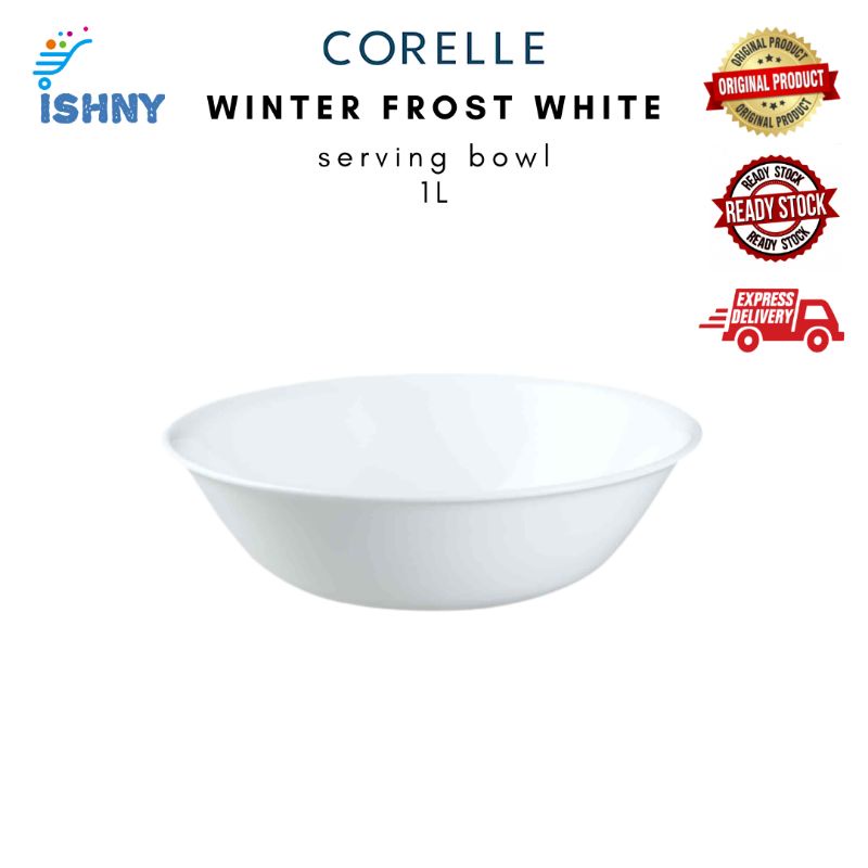 Corelle white serving outlet bowl