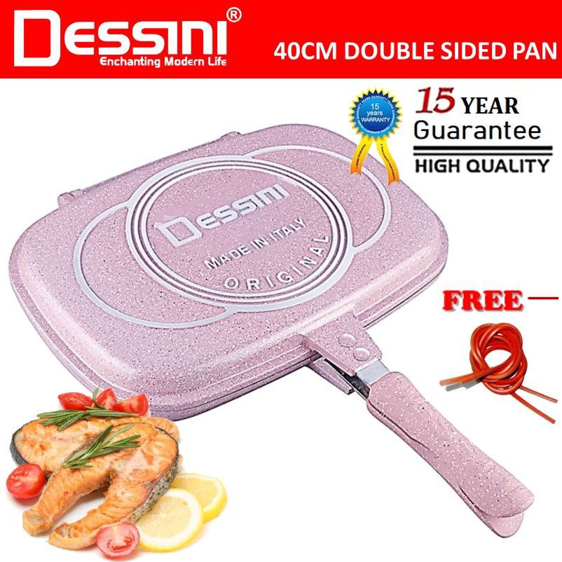 Dessini Double Sided Non Stick Pressure Grill Pan - 40cm