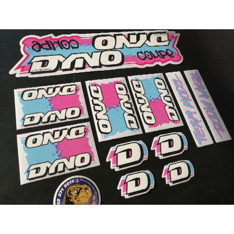 Dyno shop bmx decals