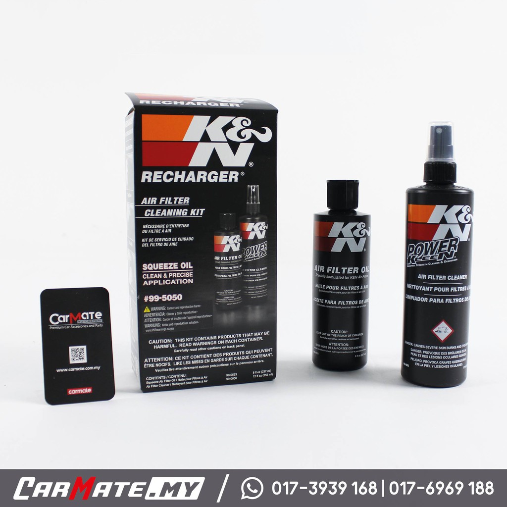 K&N AIR FILTER CLEANING KIT