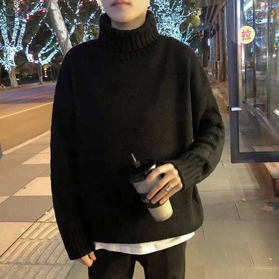 Korean black outlet turtleneck