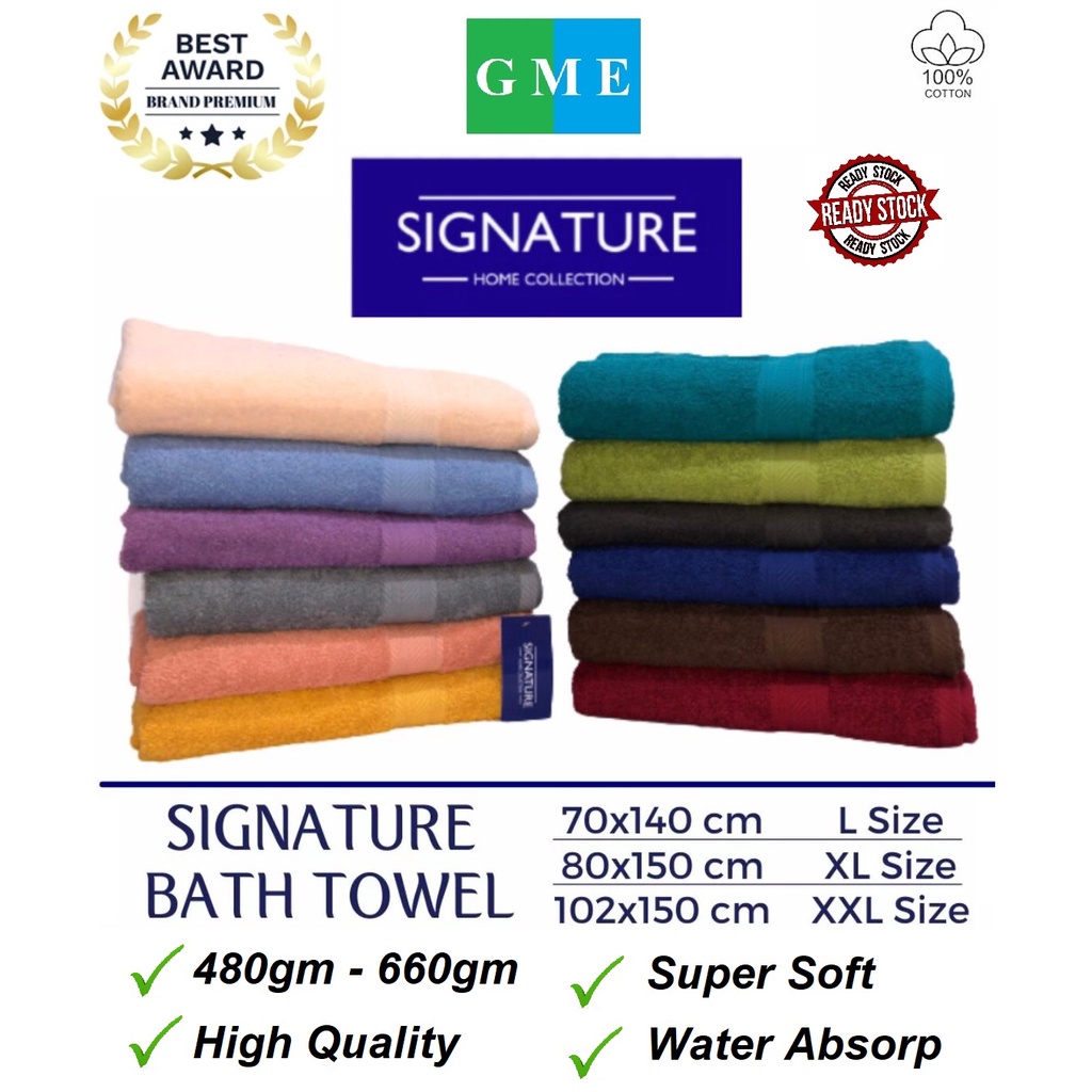 Soft Cotton Signature Bath Towel