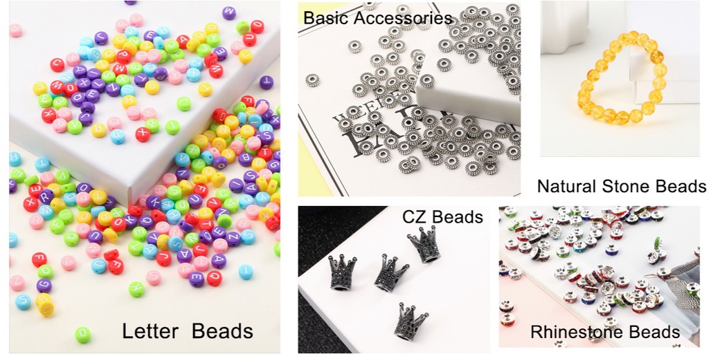 Plastic Organizer Boxes for Beads, Rhinestones, Jewelry Making (6.7 x 0.8 x  4 In, 6 Pack)
