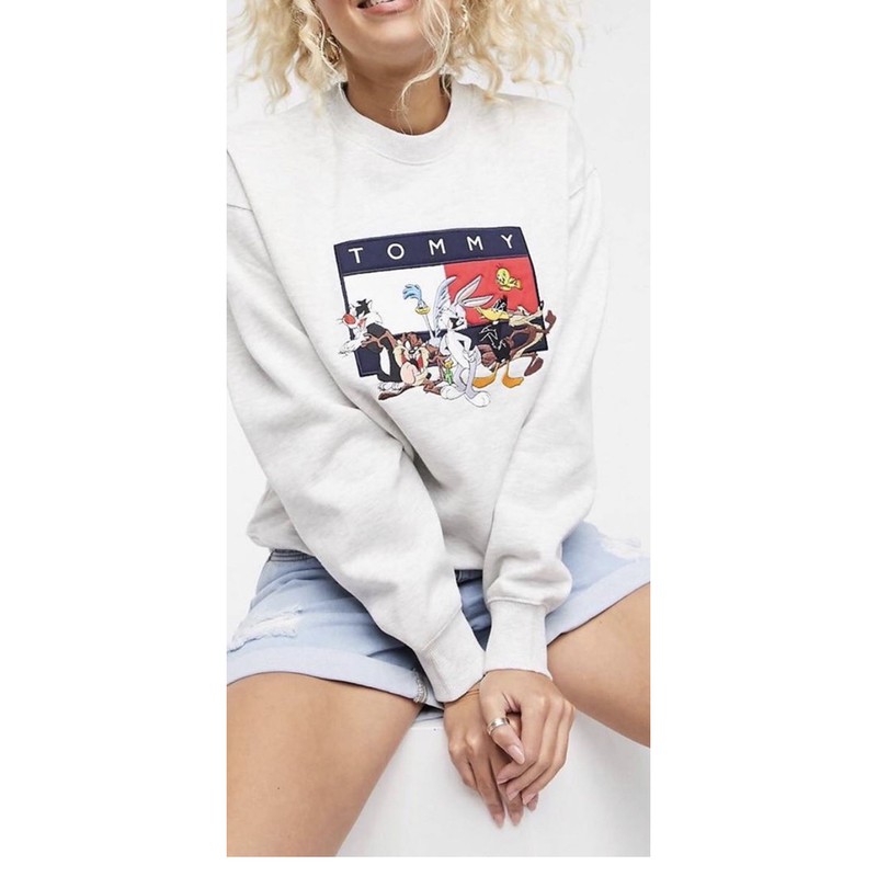 Tommy Hilfiger x Looney Tunes sweater Shopee Malaysia