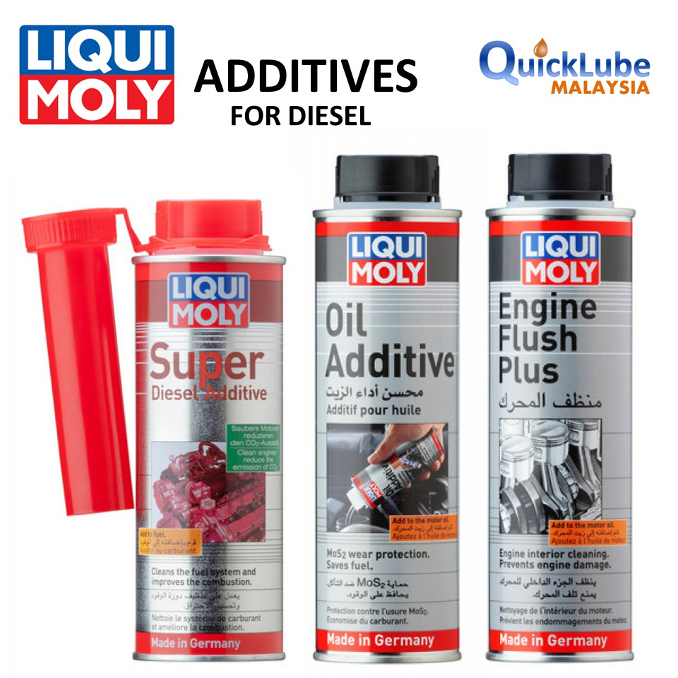 Liqui Moly Engine Flush Plus Cleaner + Super Diesel Additive