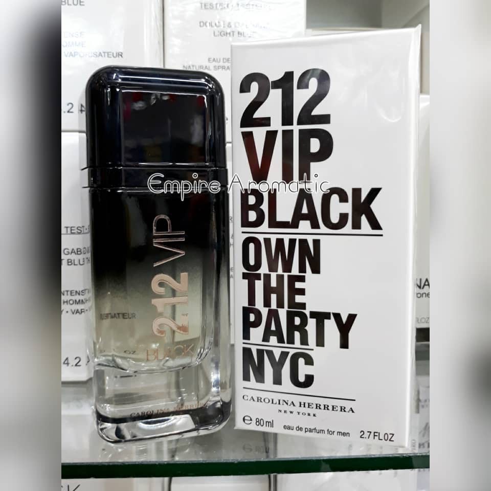 CAROLINA HERRERA 212 VIP Black Own The Party NYC 100ml EDP For Men