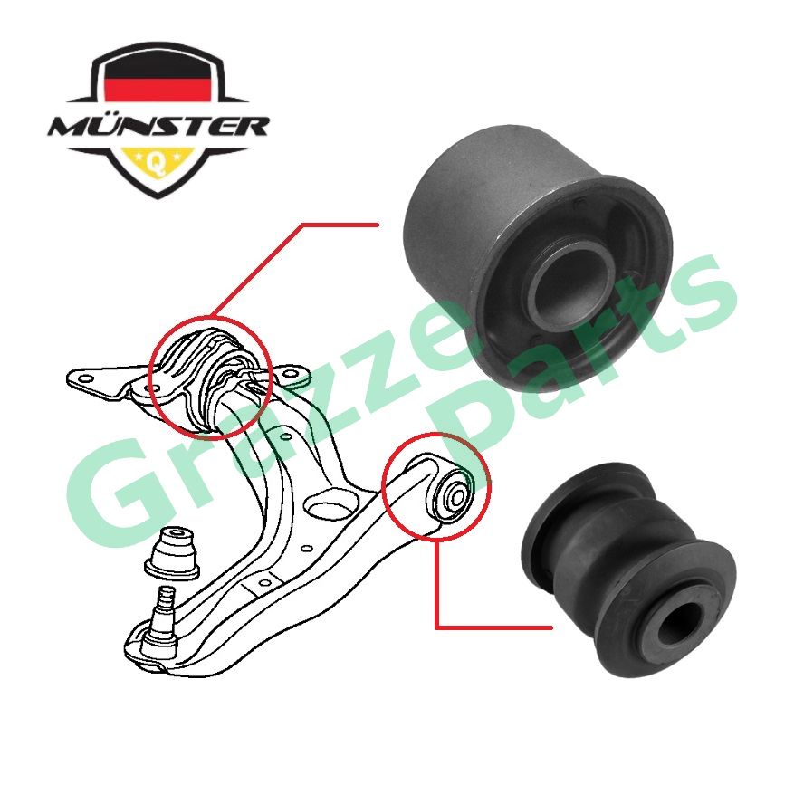 M nster Front Lower Control Arm Bush for Honda City TMO 1.5 2008