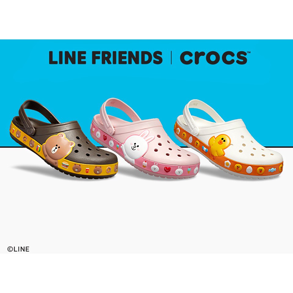 Crocs line sales friends