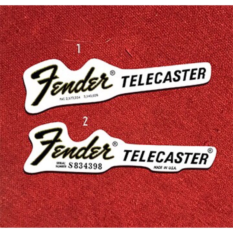 Fender store telecaster sticker