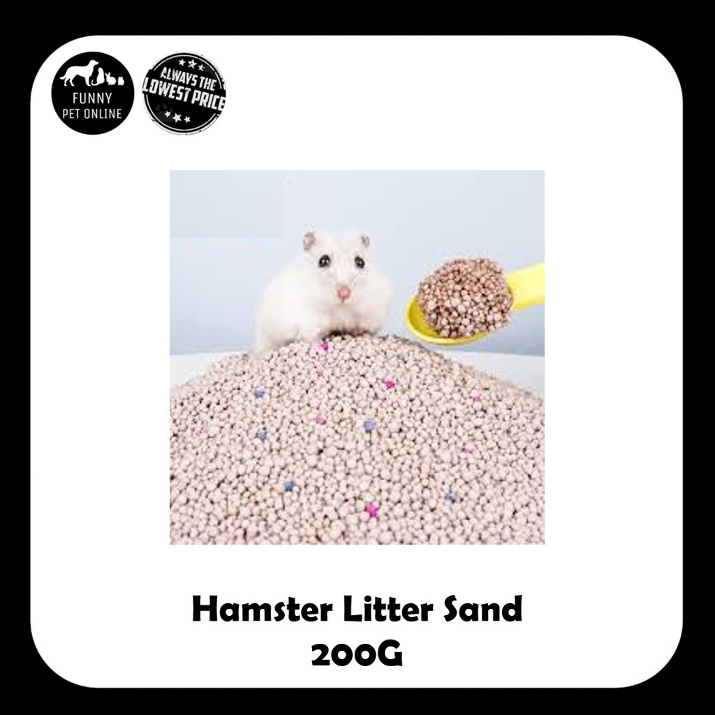 Hamster sand clearance bedding