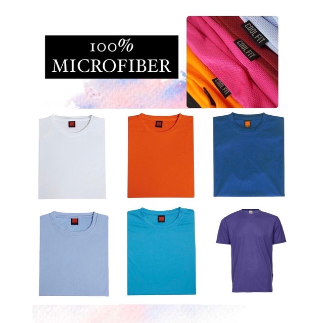 Ready Stock Oren Sport QD04 100 Microfiber Cool Fit Quick Dry Unisex Jersey Plain Round Neck Shirt.Baju Kain Jesey