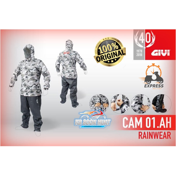 Givi sale camo raincoat