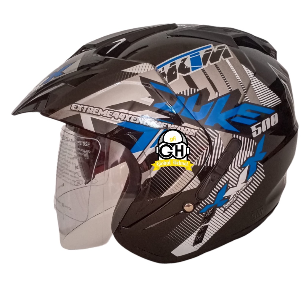 Helmet store double glass