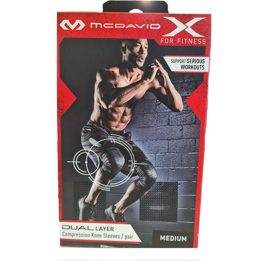 McDavid X-Fitness Dual Layer Compression Knee Brace (pair)