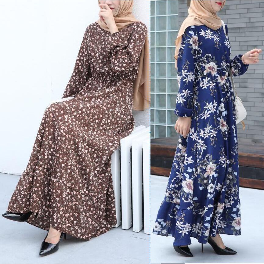 102 Ready Stock Muslimah Women Dresses Long Sleeve Dresses Muslim