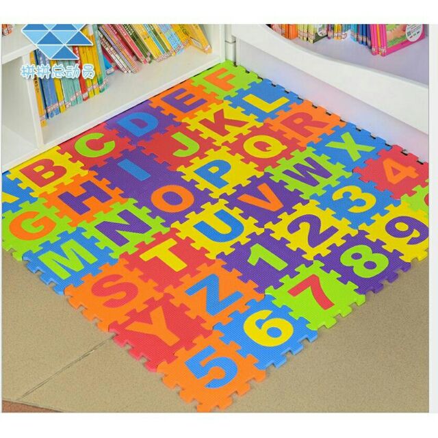 36PCS/Set Large Alphabet Numbers EVA Floor Mat Baby Room Jigsaw