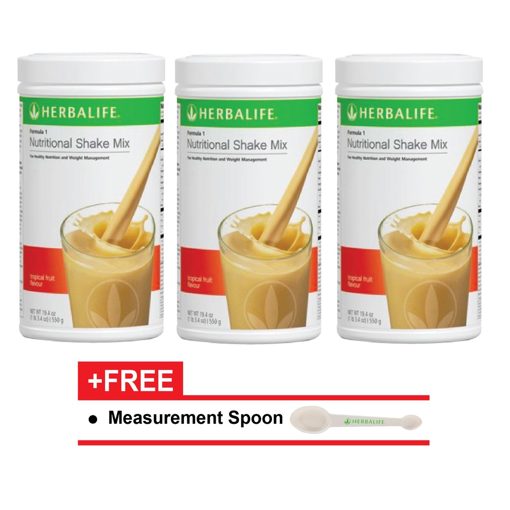 herbalife shake tropical 3bottles