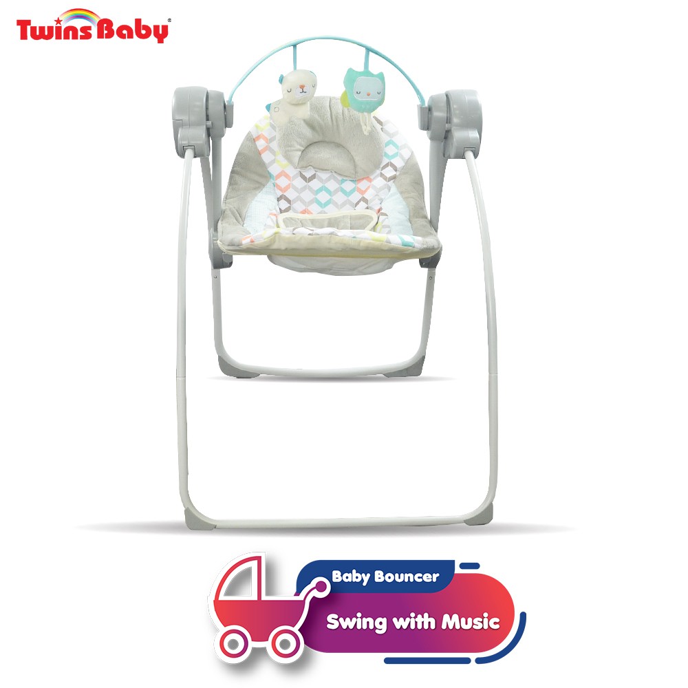 Twins Baby Baby Musical Electric Swing Shopee Malaysia