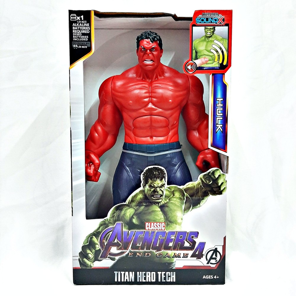 12 inch red hulk deals action figure