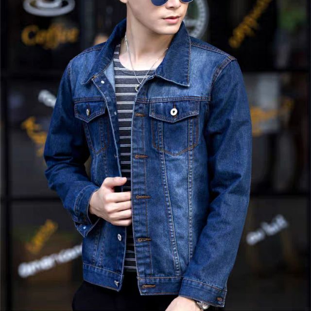 Denim jacket smart outlet casual