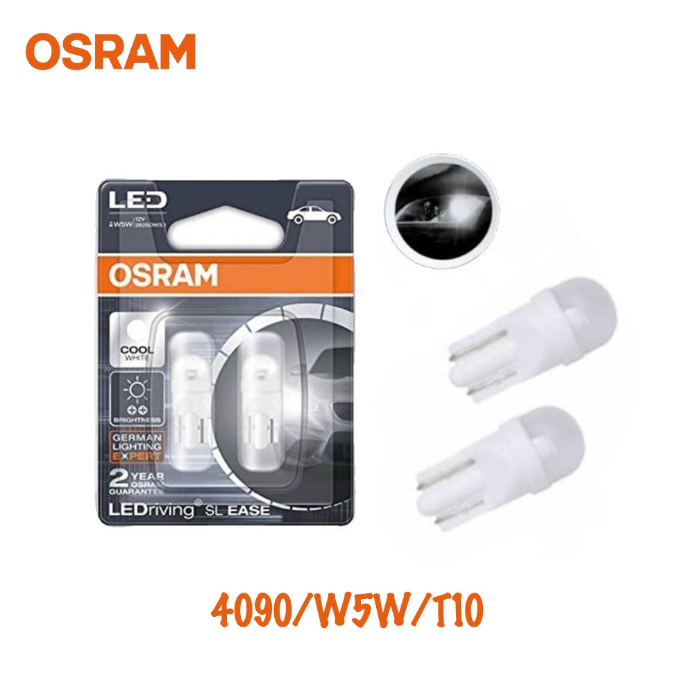 Osram T10/4090/W5W LED Bulb - Cool White (12V/6000K) 2825DW