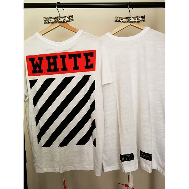 Off white orange box tee best sale