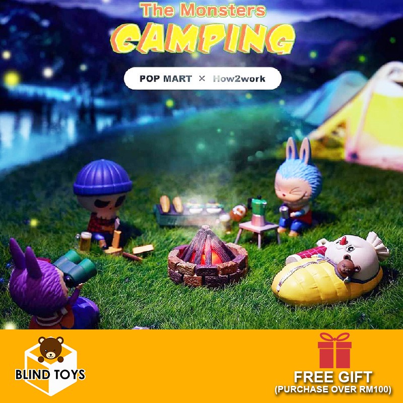 POPMART LABUBU THE MONSTERS CAMPING SERIES BLIND BOX I 泡泡玛特