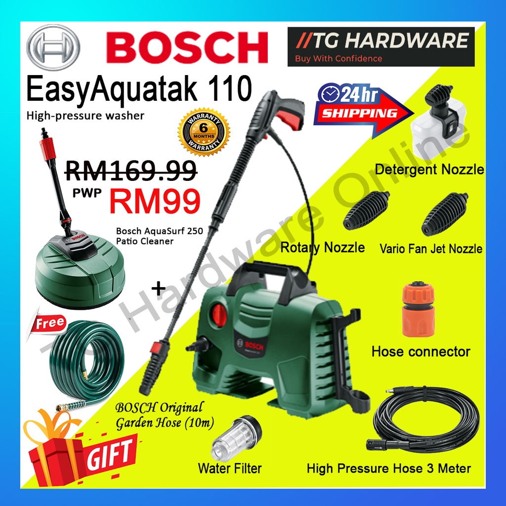 Bosch Aquatak 110 High Pressure Cleaner WaterJet 110 bar