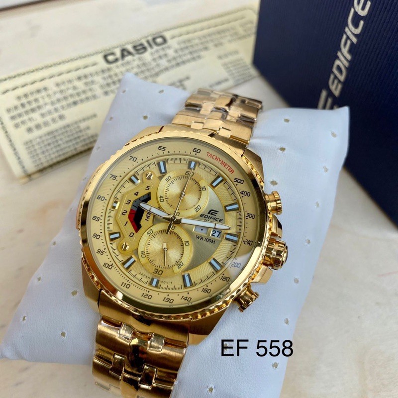 Casio edifice clearance 558 gold price