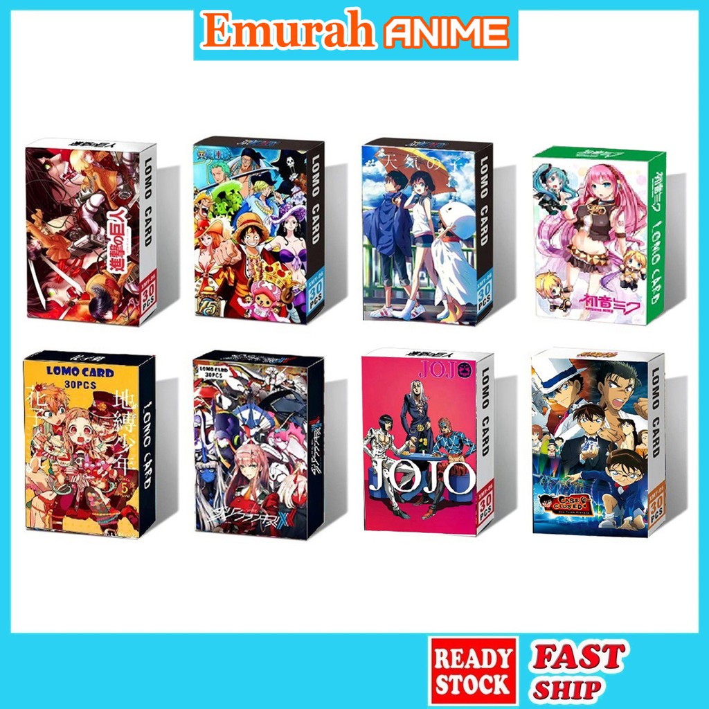 Buy Apehuyuan 30 PCS Japanese Anime Lomo Cards Photocards for