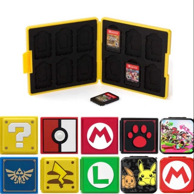 Nintendo switch game card case clearance pokemon