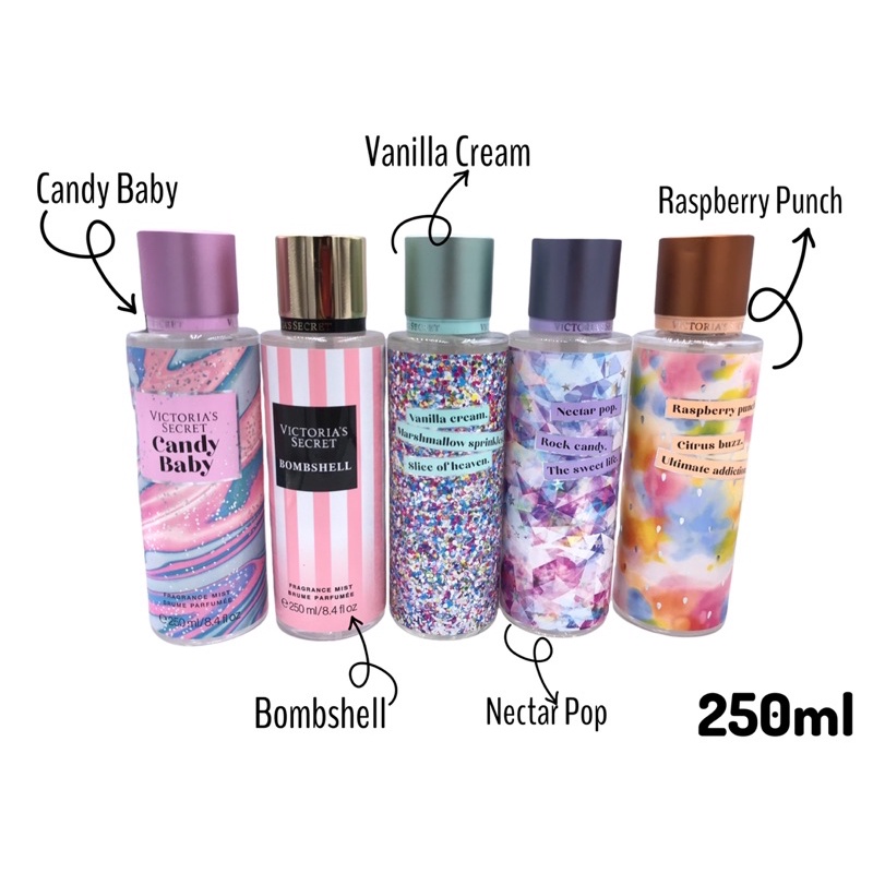 PREMIUM QUALITY Victoria Secret Bombshell Perfume Fragrance Body Mist 250ml  Candy