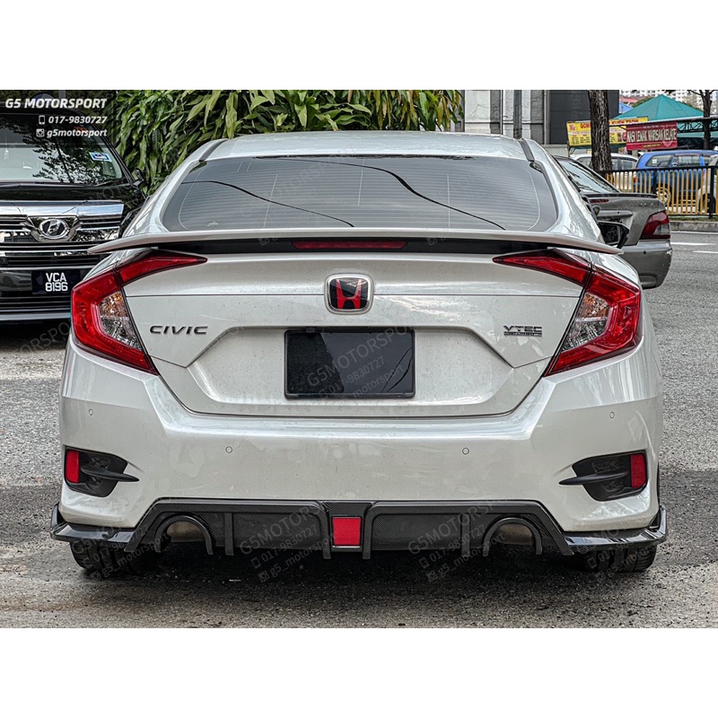 Civic on sale rear diffuser