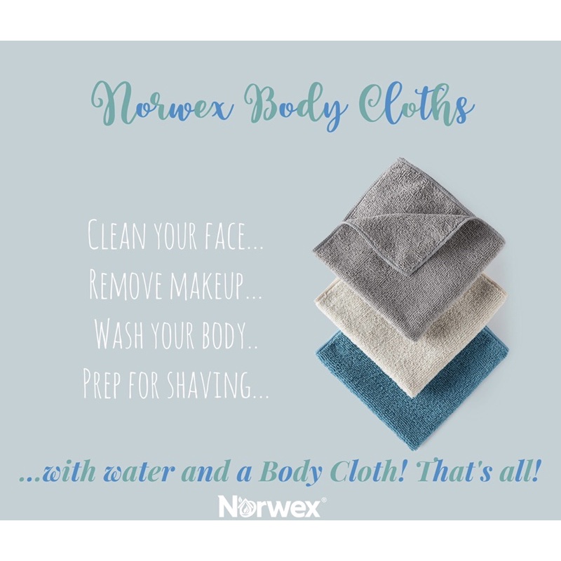 The Norwex Body and Face Cloths! 