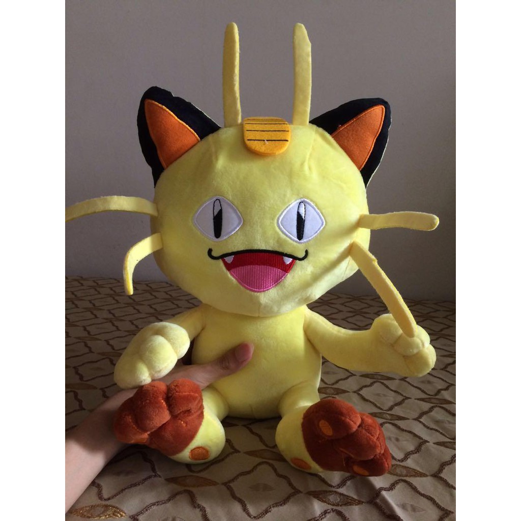 Pokemon meowth plush hot sale
