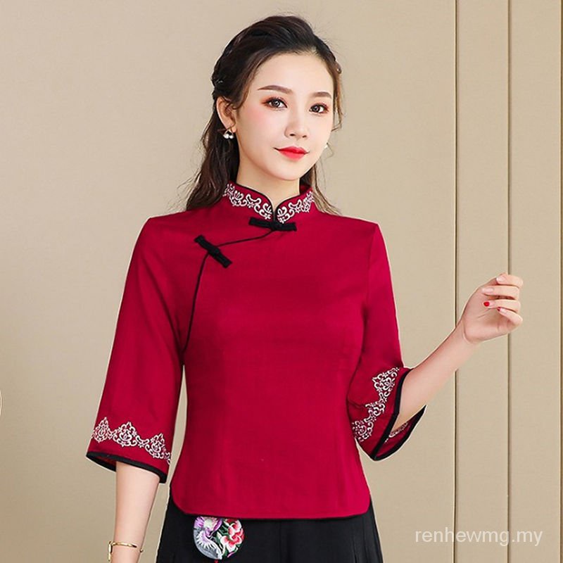 Modern hotsell cheongsam blouse