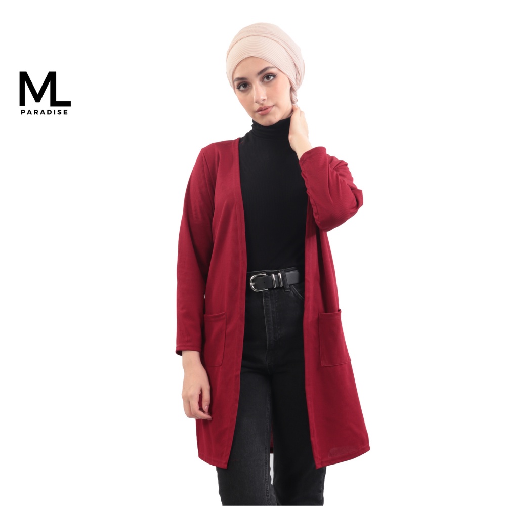 Cardigan labuh sale