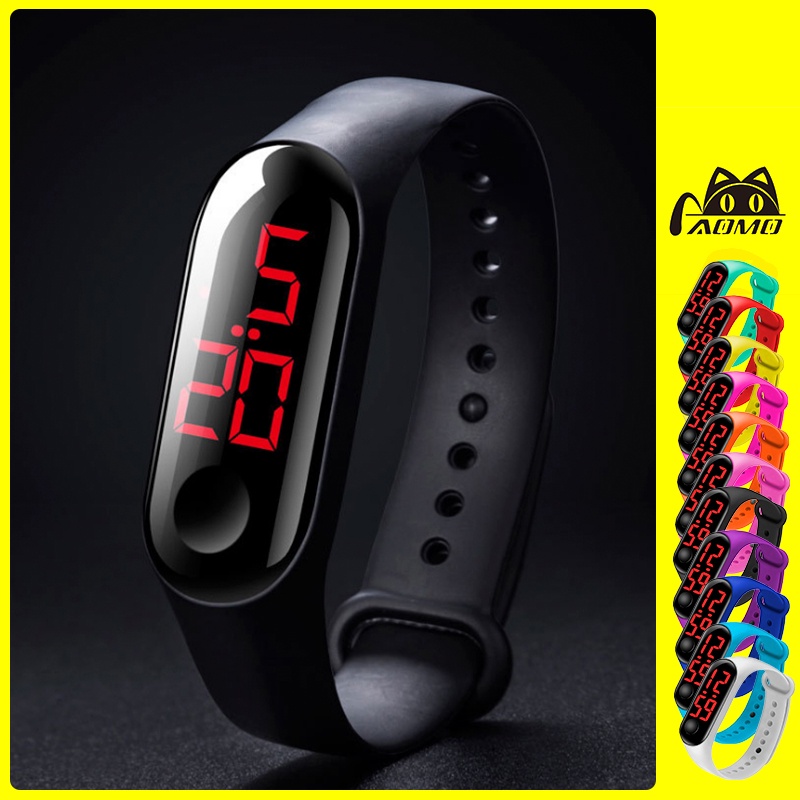 Touch led best sale watch instrucciones