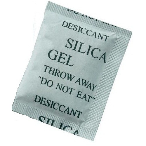 Silica gel outlet in shoes