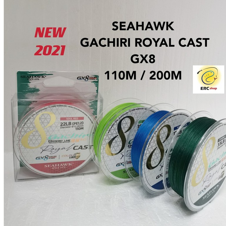 Seahawk Gachiri 8X  Futuristic Braided Line