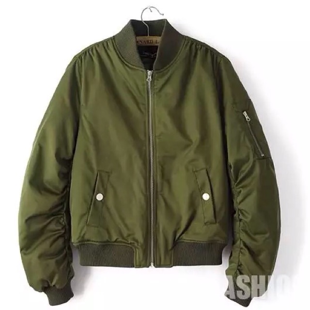 Green on sale navy jacket